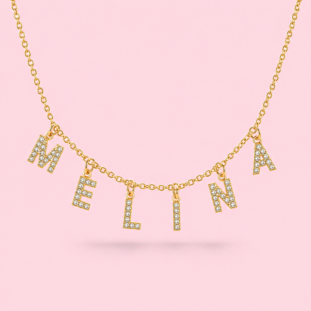STONE LETTER HALSKETTE
