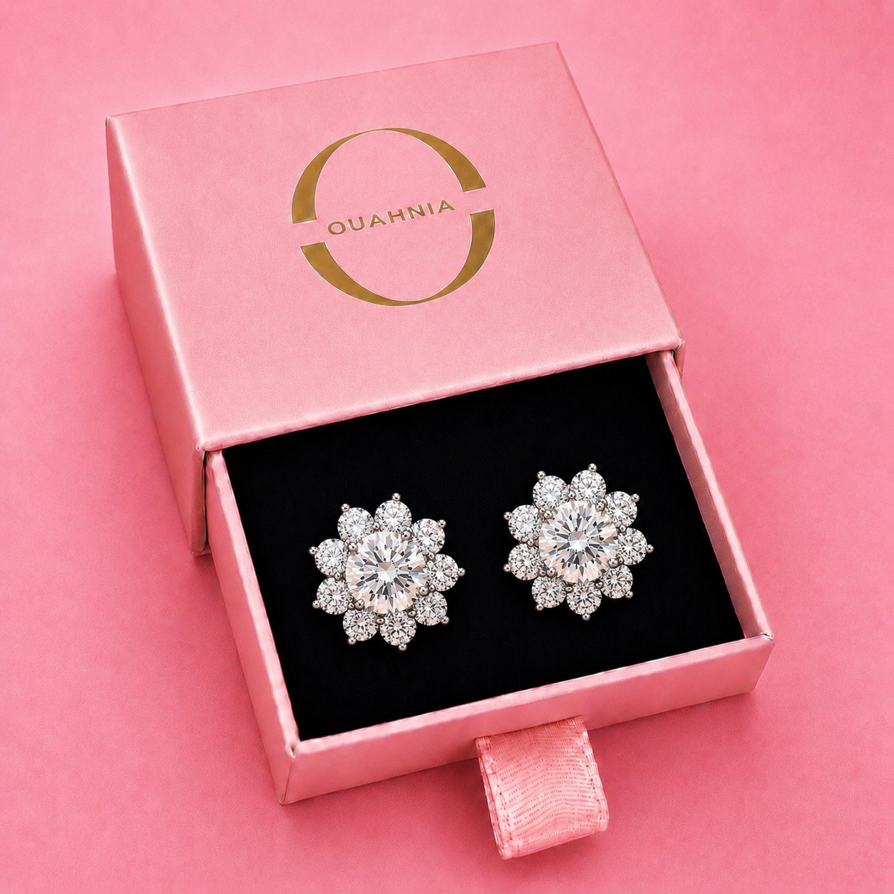DIAMOND PETAL OHRRINGE